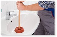 clogged sink